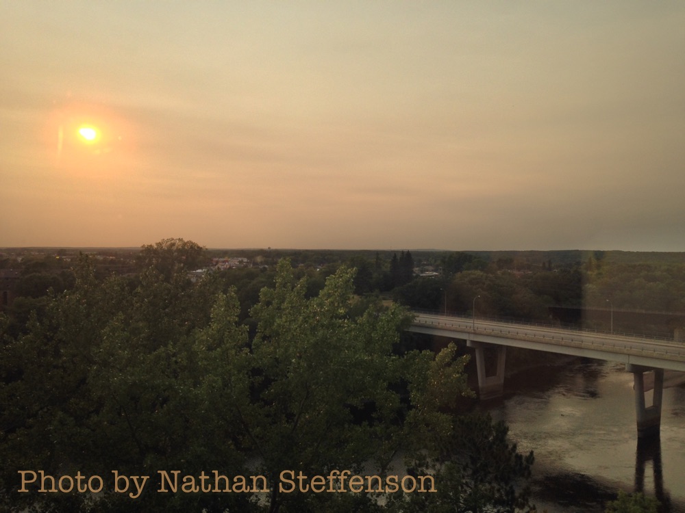 August 21 2015 orange sky August 21 2015 orange sky