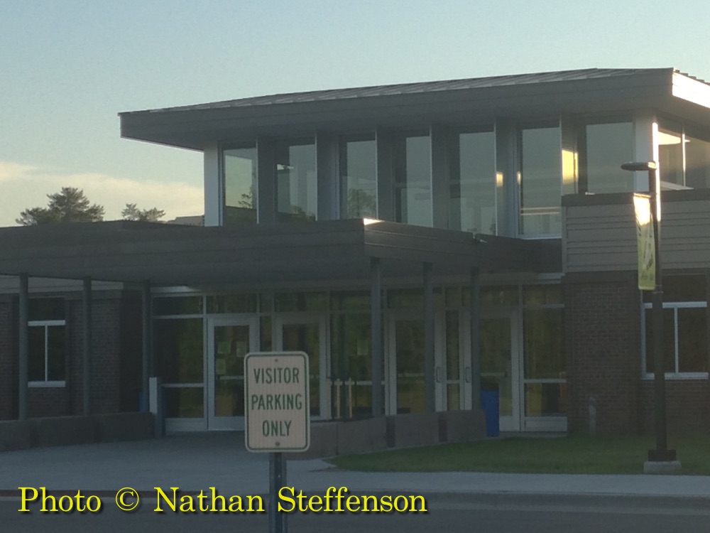 Front of Onamia High School Front of Onamia High School
