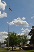 American flag Trimble Park Milaca